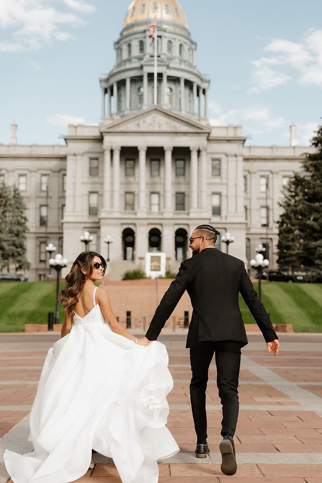 Denver portraits at the Colorado State Capitol building